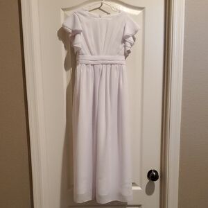 Elegant White Kids Dress